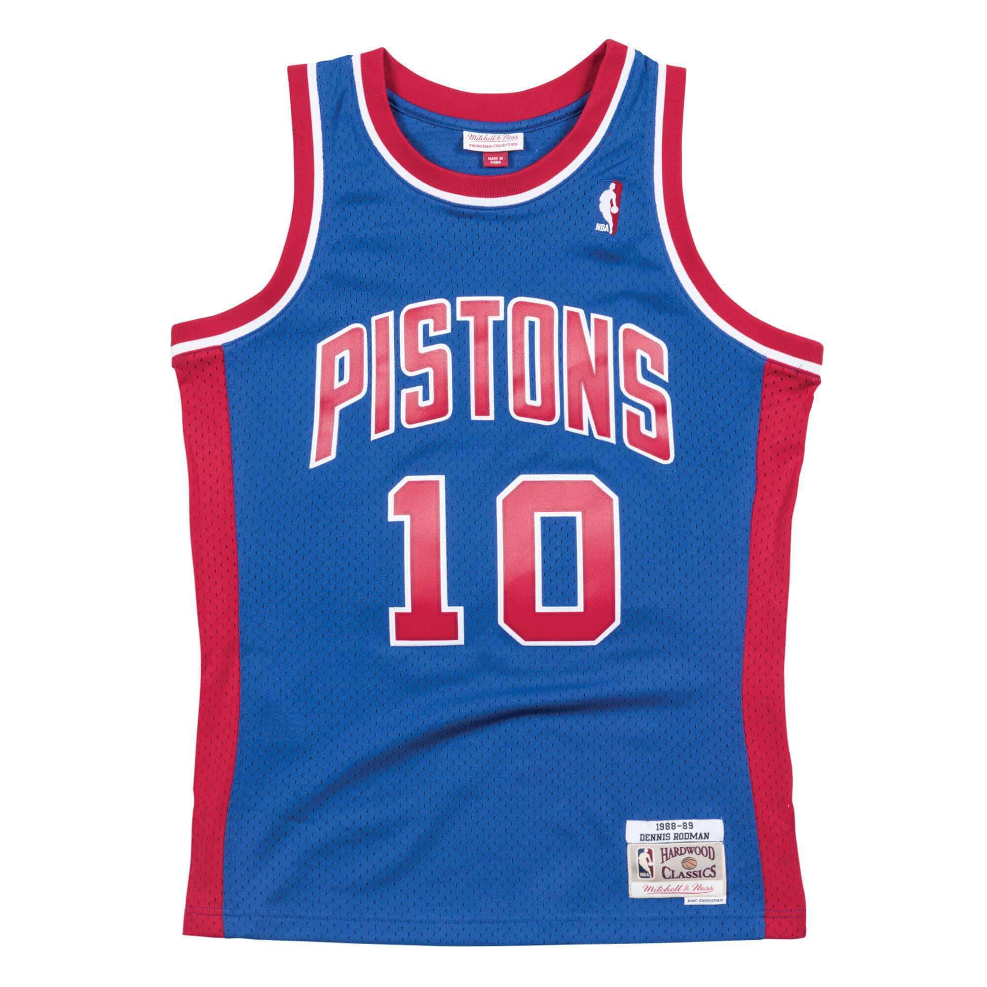 Detroit Pistons Mitchell & Ness Hardwood Classics Core Side